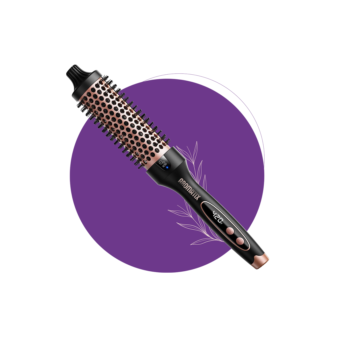 Negative Ion Single Thermal Brush