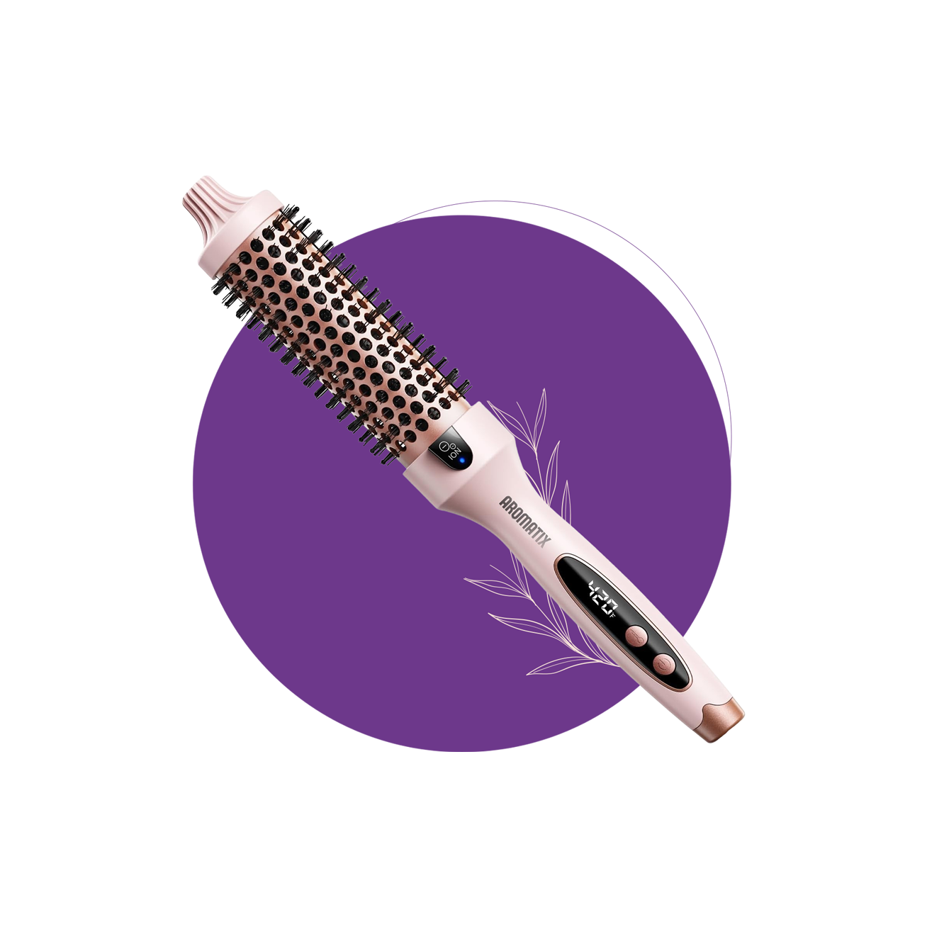 Negative Ion Single Thermal Brush