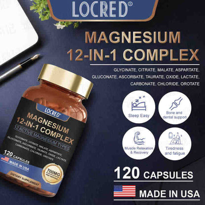 Premium Magnesium Capsules for Stress Relief™
