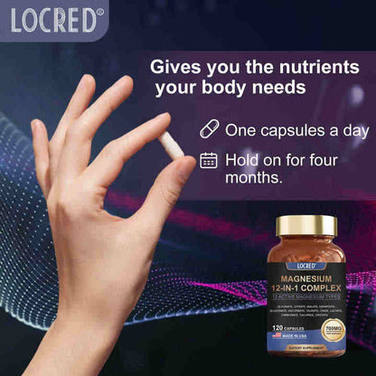 Premium Magnesium Capsules for Stress Relief™